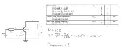 Schemat obwodu z tranzystorem 2N2222 oraz dane techniczne