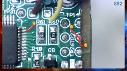 Milwaukee M12FIWF12 - zdjęcie PCB do odbudowy ścieżek i 2 przelotek?