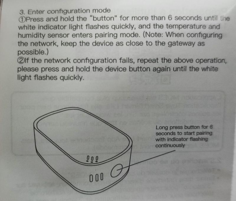 Tiny wireless temperature and humidity sensor on Zigbee - MOES ZSS-S01-TH-C-MS