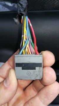 Honda CRV III 2008 - Schamat kostki przycisku podnoszenia szyb