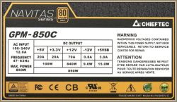 Chieftec model: GPM-850C - Nie strartuje przetwornica główna