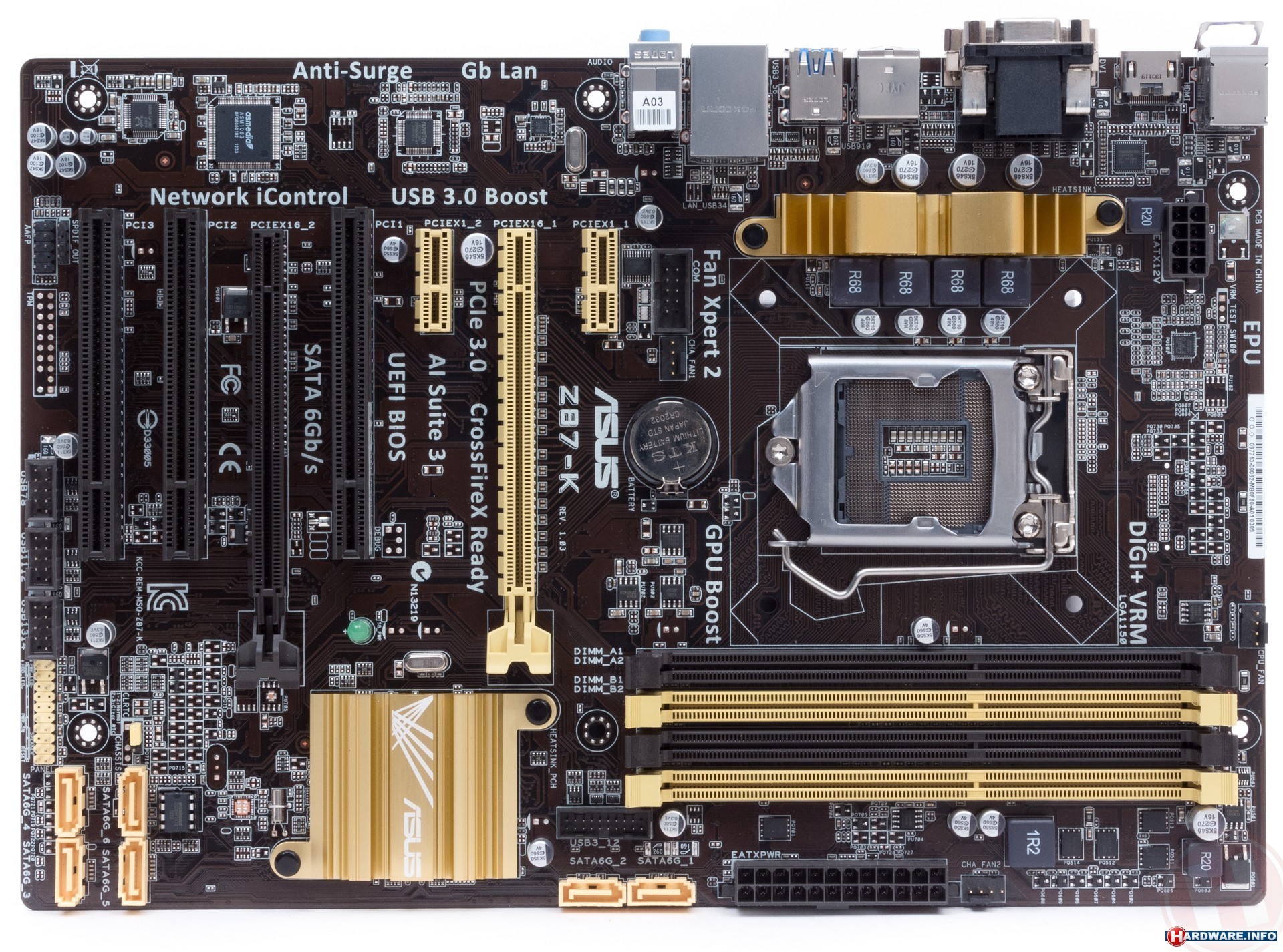 Asus z87k нет звука