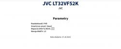 Odbiór standardu DVB-T2/HEVC w telewizorze JVC LED LT-32 VF 52K - czy i jak przestrajać?