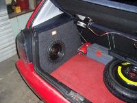 Golf MK3 - Zabudowa bagaznika na Rockford Fosgate HX-2 RFD2212