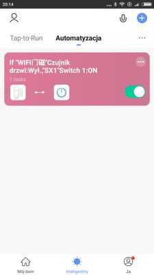 Czujnik otwarcia drzwi/okna WiFi - test, wnętrze, integracja z resztą urządzeń Czujnik otwarcia drzwi/okna WiFi - test, wnętrze, integracja z resztą urządzeń