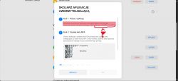 Okno dialogowe Huawei Mobile Cloud z instrukcją aktywacji uwierzytelniania wielopoziomowego MFA i kodem QR.