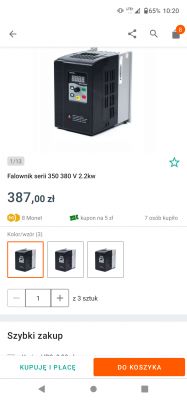 Pierwsze uruchomienie falownika do szlifierki stolowej - instrukcja krok po kroku