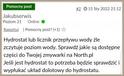 Zmywarka Bomann GSP 852 - błąd E2 w dopływie wody