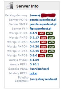 superhost - Hosting nie obsługuje PHPBB w wersji wyższej jak 3.0.13