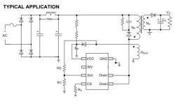 Typical Converter Application Circuit Typical application circuit diagram of a converter
