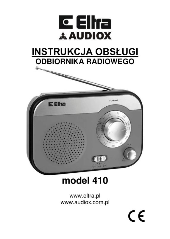 Interior of Monika radio from Eltra Audiox, model 410, FM/LW Interior of Monika radio from Eltra Audiox, model 410, FM/LW