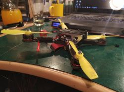 A racing drone from a 3D printer :)