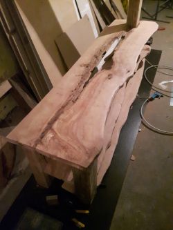 Pear Wood Worktop: Epidian 652 Epoxy Resin, IDA Hardener - Mixing, Layer Thickness & Drying Tips Pear Wood Worktop: Epidian 652 Epoxy Resin, IDA Hardener - Mixing, Layer Thickness & Drying Tips