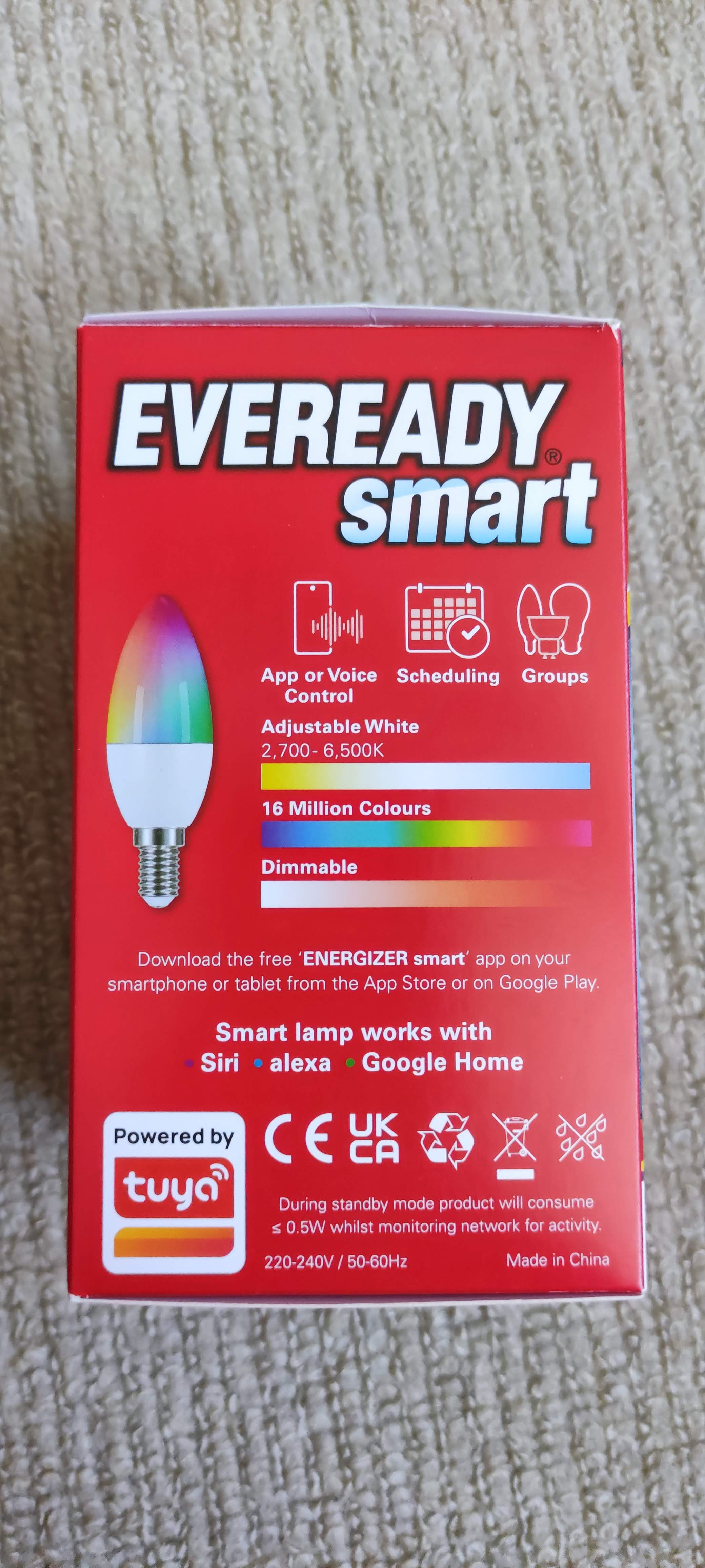 Freeing Eveready Poundland UK RGBCCT GU10 LED Bulb From Cloud [BK7231N