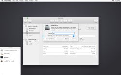 Okno Narzędzia dyskowego na macOS z opcją wymazywania i formatowania dysku jako Mac OS Extended (kronikowany).