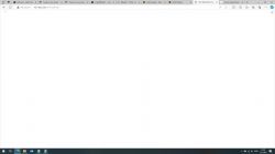 Screenshot showing a blank webpage with an address bar containing an IP address.