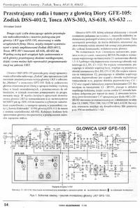 Zodiak DSS 402 - schemat i instrukcja przestrojenia radia Unitra