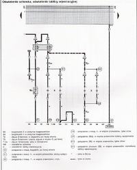 Oswietlenie tablicy rejestracji GOLF IV