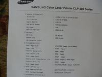 Samsung CLP-300, Paski na wydrukach (tytuł edytowany).