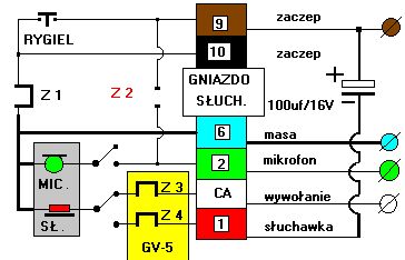 Jak podłączyć unifon Wekta TK6 do 4-żyłowej instalacji?