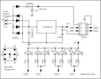 Elektroniczna kostka do gry bez baterii