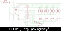[ATmega8] - Wyświetlacz LED - pierwszy schemat