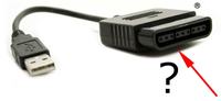 Adapter pada do gier z Playstation na USB PC.