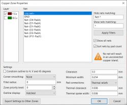 KiCad 5.1.5 na Ubuntu: Ustawianie priorytetu stref miedzi - brak opcji w ustawieniach