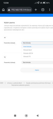 Zowee H362-383 Orange - jak wymusić BTS przez PCI/ARFCN?