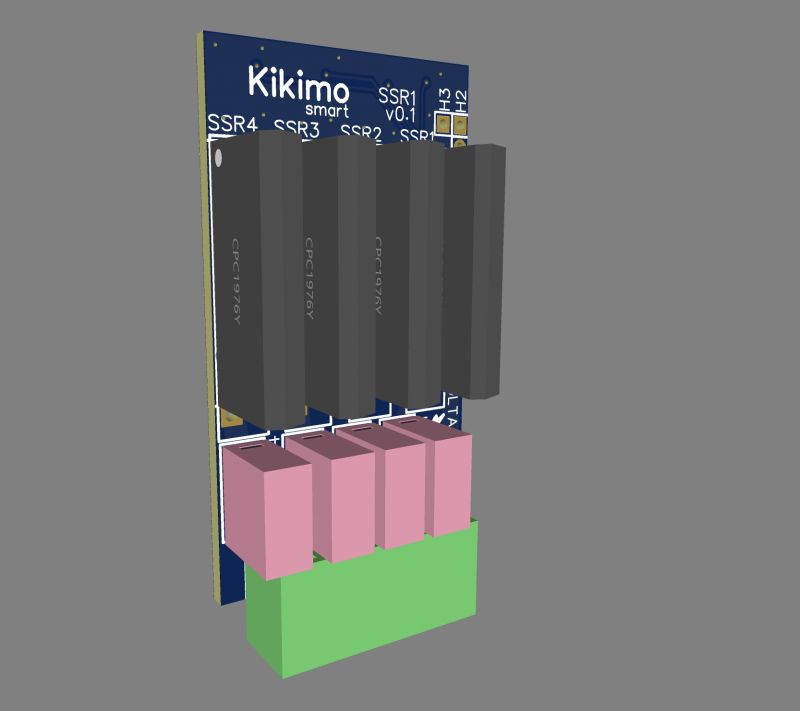 Kikimo SSR1 board with solid state relays.