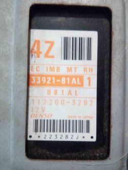 Suzuki Jimny 1,3 16V - Pinout ECU plastykowa obudowa.