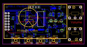 Projekt płytki PCB odbiornika Air Band