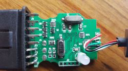 VCDS 12-12 - Zwarcie K1 K2 z masą, dioda świeci na czerwono, wymiana tranzystorów