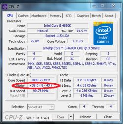 Podkręcanie i5-4690k czy możliwe na Asus b85-plus