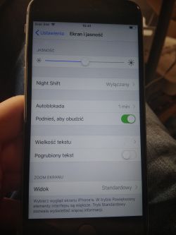 iPhone 6s - Automatyczna jasność ekranu - brak opcji iPhone 6s - Automatyczna jasność ekranu - brak opcji