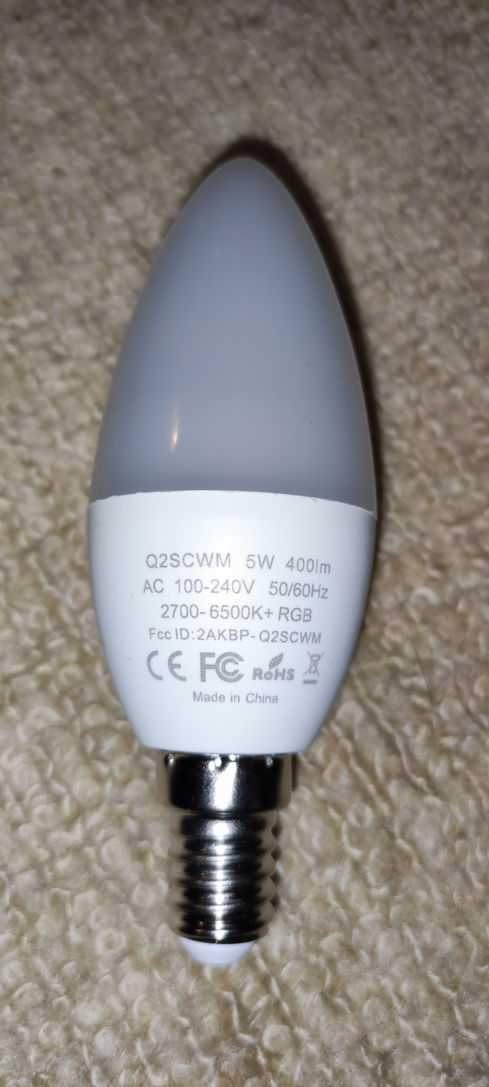 Exploring & Flashing Aoycocr PWM E14 candle bulb with surprise/unknown ...