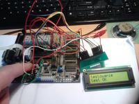 Atmega8 Bascom - wyświetlanie tekstu po wciśnięciu przycisku na Porcie B.1