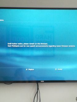 PS3 - po próbie aktualizacji systemu wyskakuje powiadomienie