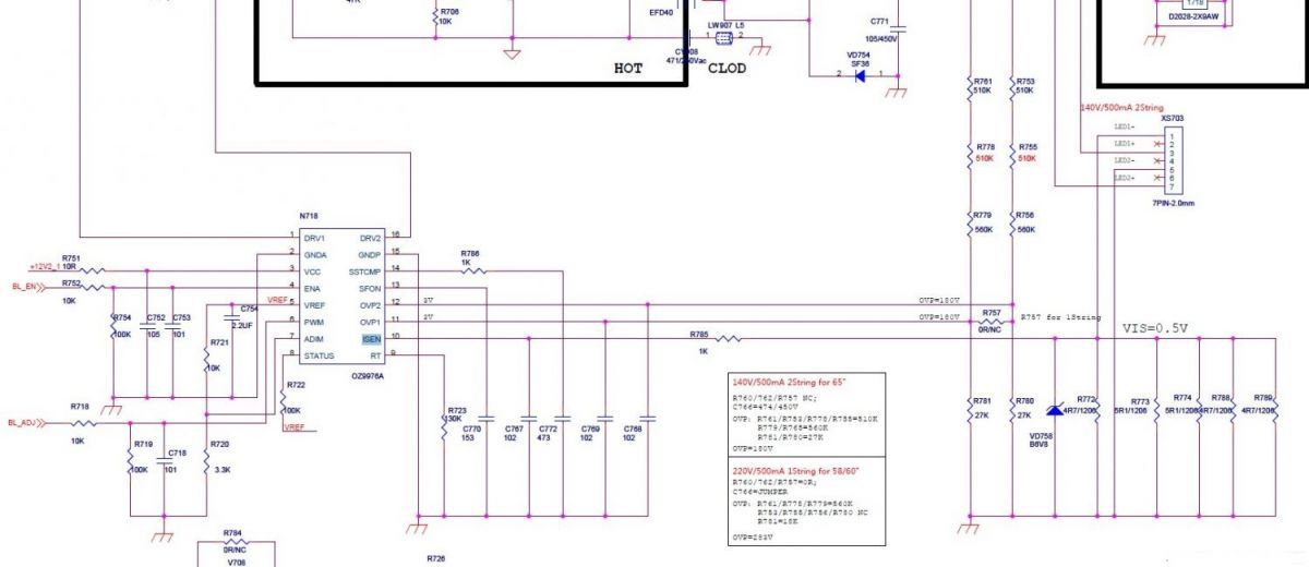 Схема драйвера подсветки телевизора самсунг модель ue32d6530ws bn44-00422b уменьшить ток подсветки доработка. Два способа Лайфхаки по ремонту э