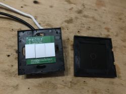 Smart light switch dimmer QTouch WiFi [Schematic, UART protocol].