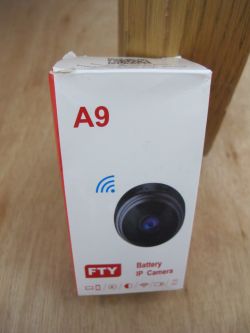 FTY A9 WiFi Mini Camera 2024 Variant Details and Photos: 1mb Taixin TXW817-810, Black PCB [817_V1.3]