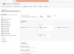 Screenshot of the GitHub Actions workflow for the OpenBK7231T_App project.
