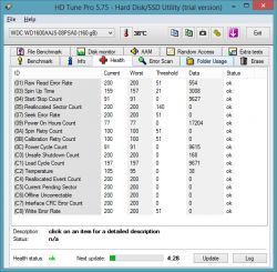 Ocena stanu dysku Seagate 500GB ST3500320AS - analiza SMART bez MHDD