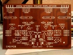 [200W Stereo Power Amplifier] Czy warto uruchamiać PCB wzmacniacza? Użycie transformatora 2x26V 160W