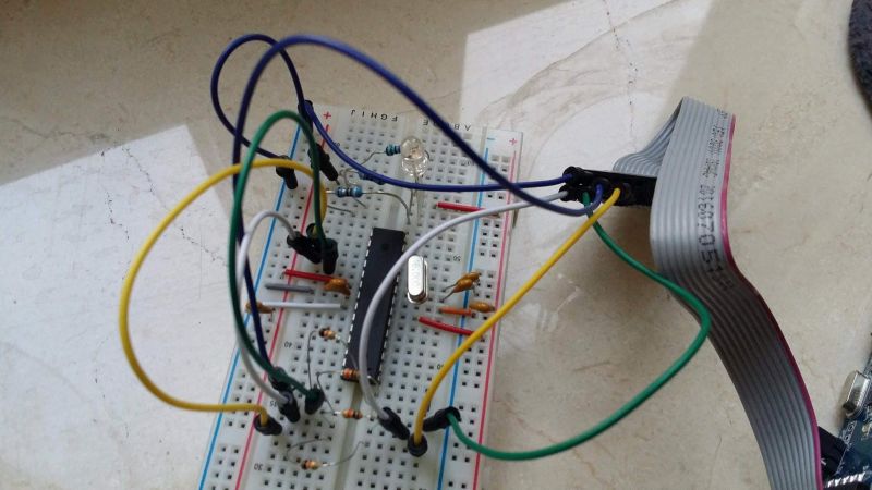 Brak komunikacji pomiędzy USBasp a ATmegą328P na kwarcu 16MHz