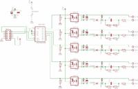 PCF8574 - monitorowanie napięcia sieci 230V - schemat