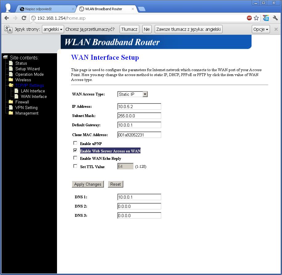 Wlan 11g mini router