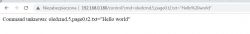 Unknown OLED Command Error in Browser Browser error indicating unknown command for OLED.