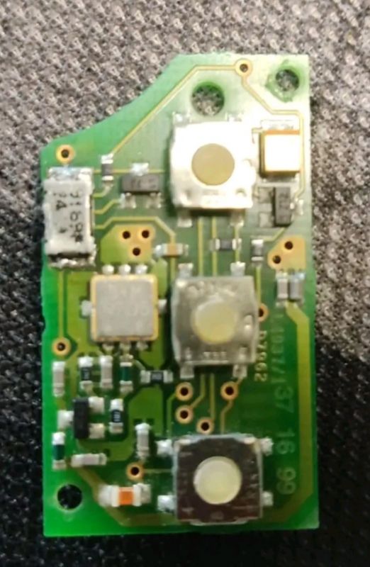 VW - Brakujący element płytki pilota 315 MHz z USA