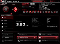 Ryzen 7 1700, MSI B350 TOMAHAWK, G.Skill Ripjaws V F4-3200C16D-16GVKB: RAM Clock Issue at 3200MHz